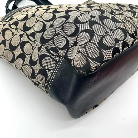 COACH VINTAGE Y2K Signature Jacquard Shoulder Bag, Large Tote - Picture 12 of 15